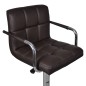 vidaXL Barhocker 2 Stk. Braun Kunstleder vidaXL Barhocker 2 Stk. Braun Kunstleder