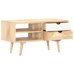 vidaXL TV-Schrank 90 x 35 x 45 cm Massivholz Mango