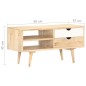 vidaXL TV-Schrank 90 x 35 x 45 cm Massivholz Mango vidaXL TV-Schrank 90 x 35 x 45 cm Massivholz Mango