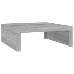 vidaXL Couchtisch Grau Sonoma 100x100x35 cm Holzwerkstoff