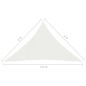 vidaXL Sonnensegel 160 g/m² Weiß 3x3x4,2 m HDPE vidaXL Sonnensegel 160 g/m² Weiß 3x3x4,2 m HDPE