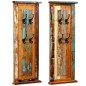 vidaXL Wandgarderobe 2 Stk. Altholz Massiv 38x100 cm vidaXL Wandgarderobe 2 Stk. Altholz Massiv 38x100 cm