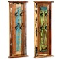 vidaXL Wandgarderobe 2 Stk. Altholz Massiv 38x100 cm vidaXL Wandgarderobe 2 Stk. Altholz Massiv 38x100 cm
