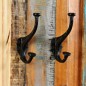 vidaXL Wandgarderobe 2 Stk. Altholz Massiv 38x100 cm vidaXL Wandgarderobe 2 Stk. Altholz Massiv 38x100 cm