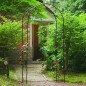 Nature Rosenbogen Metall 100x37x230 cm Schwarz Nature Rosenbogen Metall 100x37x230 cm Schwarz