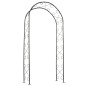 Nature Rosenbogen Metall 100x37x230 cm Schwarz Nature Rosenbogen Metall 100x37x230 cm Schwarz