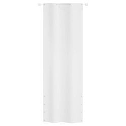 vidaXL Balkon-Sichtschutz Weiß 80x240 cm Oxford-Gewebe