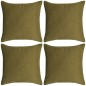 vidaXL Kissenbezüge 4 Stk. Leinenoptik Grün 50x50 cm vidaXL Kissenbezüge 4 Stk. Leinenoptik Grün 50x50 cm