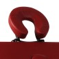 Massagetisch mit Aluminiumrahmen, faltbar 3 Zonen Rot Massagetisch mit Aluminiumrahmen, faltbar 3 Zonen Rot