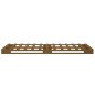 vidaXL Palettenbett Honigbraun 100x200 cm Massivholz Kiefer vidaXL Palettenbett Honigbraun 100x200 cm Massivholz Kiefer