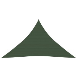 vidaXL Sonnensegel 160 g/m² Dunkelgrün 3x3x4,2 m HDPE