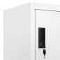 vidaXL Schließfachschrank Weiß 90x45x180 cm Stahl vidaXL Schließfachschrank Weiß 90x45x180 cm Stahl