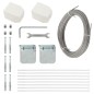 vidaXL Balkon-Sichtschutz Creme 100x240 cm Oxford-Gewebe vidaXL Balkon-Sichtschutz Creme 100x240 cm Oxford-Gewebe