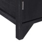 vidaXL Beistellschrank Schwarz 60 × 30 × 75 cm Paulownia Holz vidaXL Beistellschrank Schwarz 60 × 30 × 75 cm Paulownia Holz