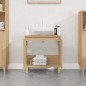 vidaXL Waschbeckenunterschrank Sonoma-Eiche 58x33x60 cm Holzwerkstoff vidaXL Waschbeckenunterschrank Sonoma-Eiche 58x33x60 cm Holzwerkstoff