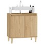 vidaXL Waschbeckenunterschrank Sonoma-Eiche 58x33x60 cm Holzwerkstoff vidaXL Waschbeckenunterschrank Sonoma-Eiche 58x33x60 cm Holzwerkstoff