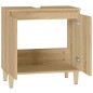 vidaXL Waschbeckenunterschrank Sonoma-Eiche 58x33x60 cm Holzwerkstoff vidaXL Waschbeckenunterschrank Sonoma-Eiche 58x33x60 cm Holzwerkstoff