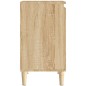 vidaXL Waschbeckenunterschrank Sonoma-Eiche 58x33x60 cm Holzwerkstoff vidaXL Waschbeckenunterschrank Sonoma-Eiche 58x33x60 cm Holzwerkstoff