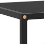 vidaXL TV-Schrank Schwarz mit schwarzem Glas 100x40x40 cm vidaXL TV-Schrank Schwarz mit schwarzem Glas 100x40x40 cm