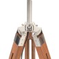 vidaXL Stativlampe Honigbraun und Weiß Teak Massivholz 141 cm vidaXL Stativlampe Honigbraun und Weiß Teak Massivholz 141 cm