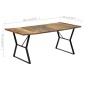 vidaXL Esstisch 180x90x76 cm Altholz Massiv vidaXL Esstisch 180x90x76 cm Altholz Massiv