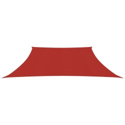 vidaXL Sonnensegel 160 g/m² Rot 3/4x3 m HDPE
