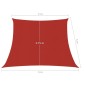 vidaXL Sonnensegel 160 g/m² Rot 3/4x3 m HDPE vidaXL Sonnensegel 160 g/m² Rot 3/4x3 m HDPE