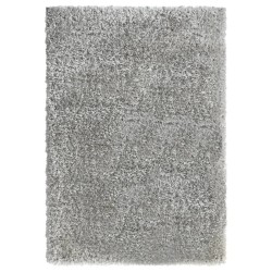 vidaXL Shaggy-Teppich Hochflor Grau 160x230 cm 50 mm