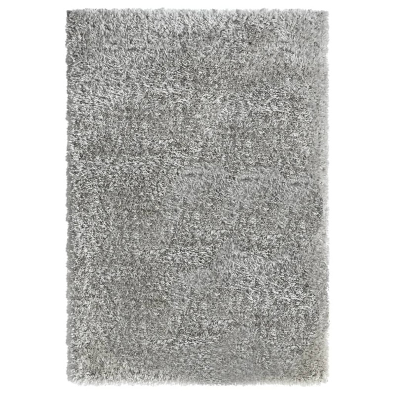 vidaXL Shaggy-Teppich Hochflor Grau 160x230 cm 50 mm vidaXL Shaggy-Teppich Hochflor Grau 160x230 cm 50 mm