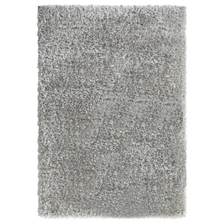 vidaXL Shaggy-Teppich Hochflor Grau 160x230 cm 50 mm