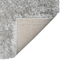 vidaXL Shaggy-Teppich Hochflor Grau 160x230 cm 50 mm