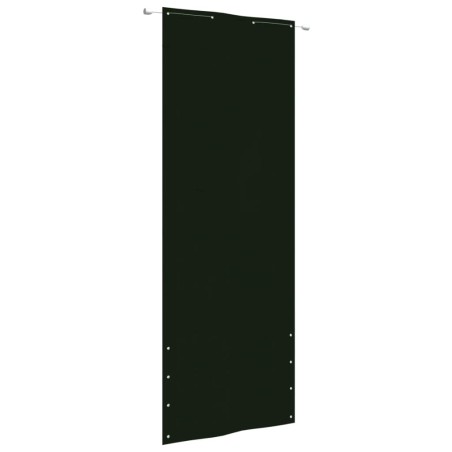 vidaXL Balkon-Sichtschutz Dunkelgrün 80x240 cm Oxford-Gewebe
