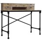 vidaXL Schreibtisch Mangoholz Massiv und Stahl 110 x 50 x 96 cm vidaXL Schreibtisch Mangoholz Massiv und Stahl 110 x 50 x 96 cm