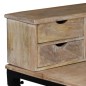vidaXL Schreibtisch Mangoholz Massiv und Stahl 110 x 50 x 96 cm vidaXL Schreibtisch Mangoholz Massiv und Stahl 110 x 50 x 96 cm