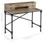 vidaXL Schreibtisch Mangoholz Massiv und Stahl 110 x 50 x 96 cm vidaXL Schreibtisch Mangoholz Massiv und Stahl 110 x 50 x 96 cm