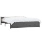 vidaXL Massivholzbett Grau 150x200 cm vidaXL Massivholzbett Grau 150x200 cm