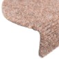 vidaXL Selbstklebende Treppenmatten 10 Stk. Braun 65x21x4cm Nadelvlies vidaXL Selbstklebende Treppenmatten 10 Stk. Braun 65x21x4cm Nadelvlies