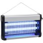 vidaXL Insektenvernichter Schwarz Aluminium ABS 30 W vidaXL Insektenvernichter Schwarz Aluminium ABS 30 W