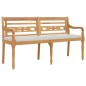 Batavia-Bank mit Kissen 150 cm Massivholz Teak Batavia-Bank mit Kissen 150 cm Massivholz Teak