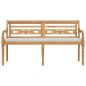 Batavia-Bank mit Kissen 150 cm Massivholz Teak Batavia-Bank mit Kissen 150 cm Massivholz Teak