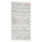 vidaXL Teppich Beige und Blau 100x300 cm Baumwolle vidaXL Teppich Beige und Blau 100x300 cm Baumwolle