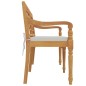 Batavia-Bank mit Kissen 150 cm Massivholz Teak Batavia-Bank mit Kissen 150 cm Massivholz Teak