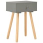 vidaXL Nachttische 2 Stk. Grau Kiefer Massivholz vidaXL Nachttische 2 Stk. Grau Kiefer Massivholz