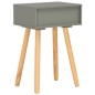 vidaXL Nachttische 2 Stk. Grau Kiefer Massivholz vidaXL Nachttische 2 Stk. Grau Kiefer Massivholz