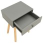 vidaXL Nachttische 2 Stk. Grau Kiefer Massivholz vidaXL Nachttische 2 Stk. Grau Kiefer Massivholz