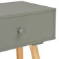 vidaXL Nachttische 2 Stk. Grau Kiefer Massivholz vidaXL Nachttische 2 Stk. Grau Kiefer Massivholz