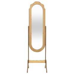 vidaXL Standspiegel 45,5x47,5x160 cm Holzwerkstoff