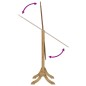 vidaXL Standspiegel 45,5x47,5x160 cm Holzwerkstoff vidaXL Standspiegel 45,5x47,5x160 cm Holzwerkstoff