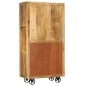vidaXL Highboard Mangoholz Massiv 95x45x185 cm vidaXL Highboard Mangoholz Massiv 95x45x185 cm