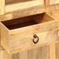 vidaXL Highboard Mangoholz Massiv 95x45x185 cm vidaXL Highboard Mangoholz Massiv 95x45x185 cm